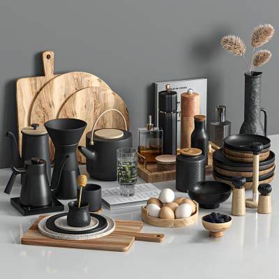 现代厨房用品组合-22